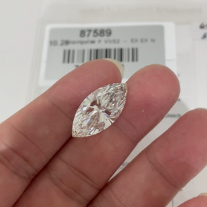 Diamante Sintetico Taglio Marquise HPHT CVD Certificato IGI per Gioielli in Stile Art Déco, Ripristino e Ristrutturazione - Product Image 4