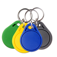 RFID Smart Schlüssel bund ABS Kunststoff NFC Schlüssel anhänger mit Mini Tag T5577 1K EM4305 Chips für den Zugang zur Hotel tür