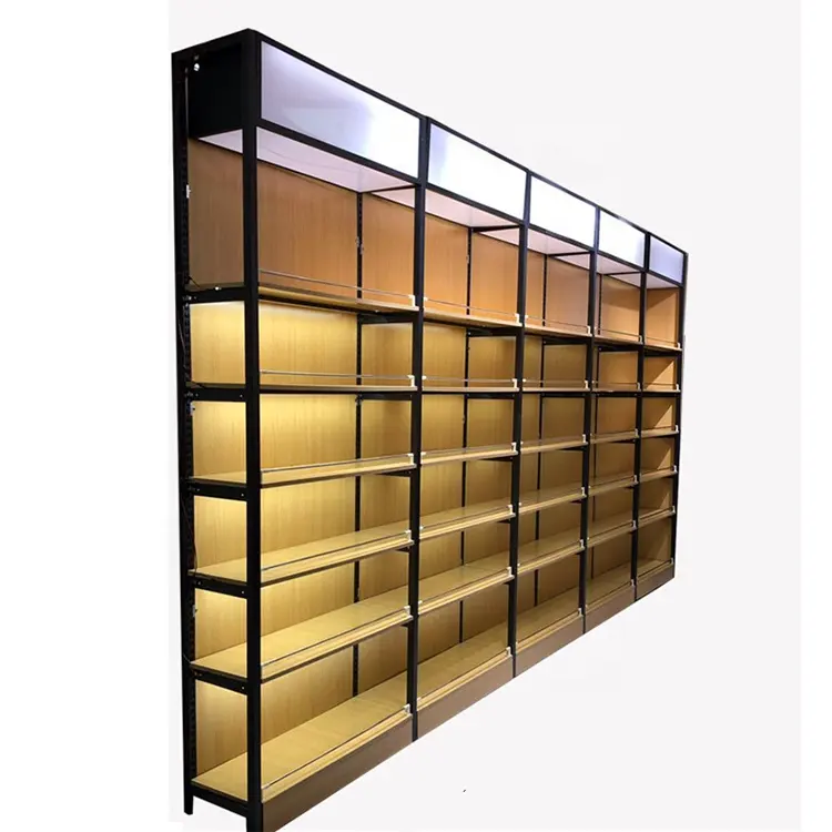 Racks retail shop wood metal display shelf beer commercial wooden display rack