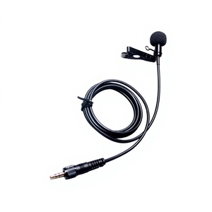 Microphone cravate filaire double canal Jingdi pour enregistrement et diffusion en direct, compatible connecteur 3,5 mm - Product Image 1