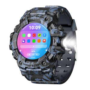 Montre connectée LC21 avec lampe de poche, boussole, écran 1,32 pouces, étanche IP68, moniteur de fréquence cardiaque, tracker de fitness, montre connectée - Product Image 2