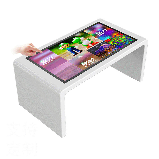 Smart Android Interactive Capacitive Touch Screen LCD Coffee Table Advertising Monitor with SDK for Retail Store & Education Use
