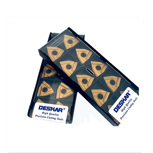 Outils de tournage externes en métal DESKAR, plaquettes en <span class=keywords><strong>carbure</strong></span>, WNMG080408L-S plaquettes de tour CNC LF9011 - Product Image 4