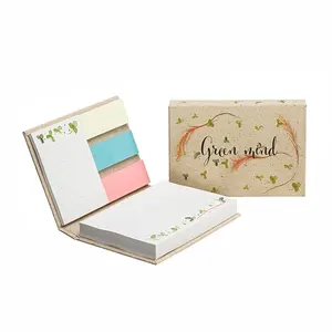 Blocchetti adesivi in carta di paglia, merchandising sostenibile - Product Image 1