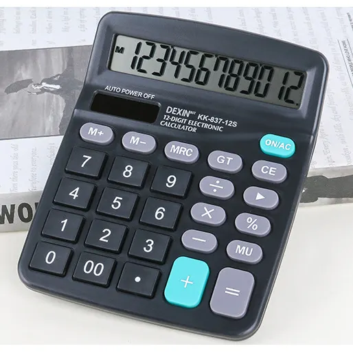 Factory Wholesale 12 Dual Power Student Calculators Business Gifts Office Supplies Calculators