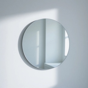 Ultra Clear Anti-Corrosion HD Decorative Wall <b>Mirror</b> Modern Design Lead-Free <b>Silver</b> Aluminum Pattern for Home Guest Toilet Decor - Product Image 1