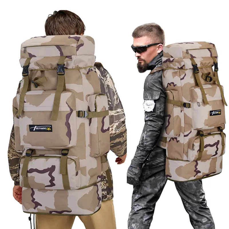 Высококачественная большая армейская походная альпинистская дорожная уличная тактическая сумка 85L военный рюкзак