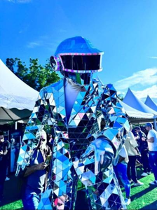 Personalizado Future Technology Cosplay espejo zancos hombres mujer traje show Space stage <span class=keywords><strong>robot</strong></span> wear Halloween Cosplay Carnaval - Product Image 4