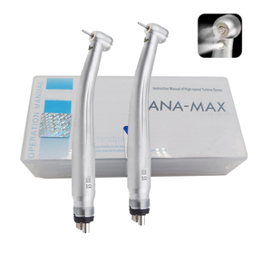 Tandheelkundige hogesnelheidshandstuk 4 gaten 2 gaten Pana S M Max lucht <span class=keywords><strong>turbine</strong></span> zelfverlichtende LED drukknop keramische lager handstuk - Product Image 1