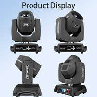 2PCS 230W Moving Head Beam Light avec DMX512 Lyre Stage Effect Lighting Equipment Spotlight for Concert Party DJ Disco Wedding