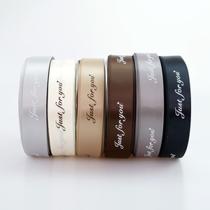 Bénédiction 2.5cm 1 pouce en gros boîte-cadeau emballage <span class=keywords><strong>ruban</strong></span> juste pour vous <span class=keywords><strong>ruban</strong></span> pour fleur chaussure gâteau Graduation vêtements emballage - Product Image 3