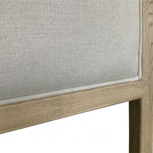 HL114K rustica <span class=keywords><strong>francese</strong></span> su misura King/Queen Size tessuto imbottito Hotel in legno intagliato testiera - Product Image 4