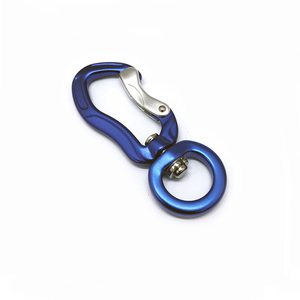 High strength aluminum swivel carabiner snap hook