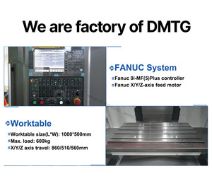 <span class=keywords><strong>GT</strong></span> DMTG VMC850 Fraiseuse CNC 3 axes Fraiseuse CNC métal Fraiseuse CNC Fresadora Vmc850 - Product Image 2