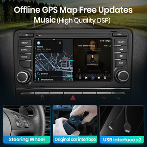 Junsun V1 EU kho <span class=keywords><strong>Android</strong></span> đài phát thanh xe cho Alfa Romeo Mito 2008 2012 Apple Carplay đa phương tiện 7 inch màn hình cảm ứng DVD Player - Product Image 5