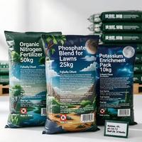 Bolsa de Embalaje para Fertilizantes, Impresa a Medida en Guangzhou, de Plástico, Resistente a la Humedad, al Desgarro y a los Rayos UV, para Uso Agrícola
