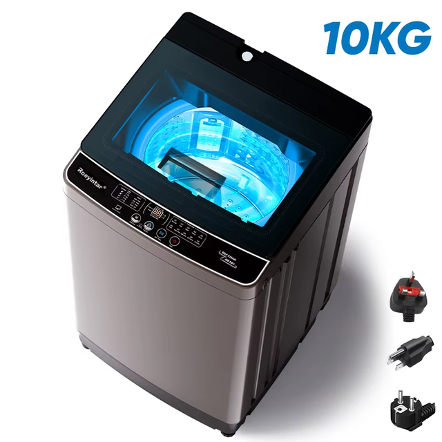 10kg 12kg 15kg Fully Automatic Energy-saving Silent Washing Machine Blue Light Antibacterial air Drying Household Car Hotel