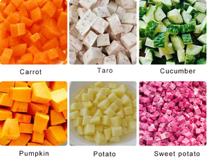 Coupe-légumes et fruits à taille de cube réglable – Machine à découper pommes de terre, carottes, tomates, <span class=keywords><strong>aubergines</strong></span>, <span class=keywords><strong>courgettes</strong></span>, poivrons - Product Image 6