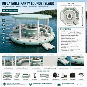 Plataforma Flotante Inflable Resistente Tipo <span class=keywords><strong>Castillo</strong></span> para Agua, para Resort, <span class=keywords><strong>Marina</strong></span>, Lago, Suministro al por Mayor, Pedidos de Exportación B2B - Product Image 3