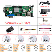 P6SLite / Ruishi RS-N316B NVR Mainboard H.265 Network NVR dengan Dukungan M392