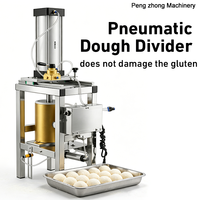 Machine à découper les aliments de type pneumatique en acier inoxydable 304 de qualité alimentaire, machine à pâte, pour boulangerie, usine, restaurant, cuisine