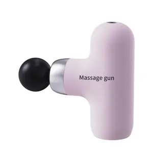 Pistola de masaje de tejido profundo, minimasajeador de vibración muscular con mensaje