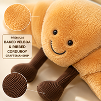 Juguetes de Peluche de Panadería: Croissant, Tostada, Pretzel, Baguette, Pastel. Muñecos de Comida de Peluche para Niños y Adultos, Alivio del Estrés y la Ansiedad
