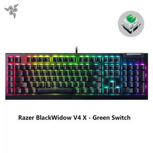 <span class=keywords><strong>Clavier</strong></span> de jeu filaire <span class=keywords><strong>Razer</strong></span> BlackWidow V4 X original, interface USB, <span class=keywords><strong>clavier</strong></span> mécanique de jeu, fabriqué en plastique, neuf pour une utilisation en jeu - Product Image 2