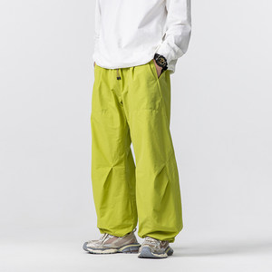<span class=keywords><strong>Pantalon</strong></span> de <span class=keywords><strong>randonnée</strong></span> unisexe fin, style montagne, imperméable, séchage rapide, respirant, uni, plissé devant, pour le printemps/automne - Product Image 1
