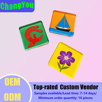 Aimants de réfrigérateur personnalisés en gros avec logo 3D, mignons, imperméables, souvenirs touristiques, décoration de la maison