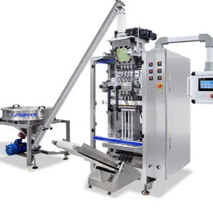 High speed Vertical automatic multilane coffee Protein milk powder small particles sachet sugar stick packaging machine