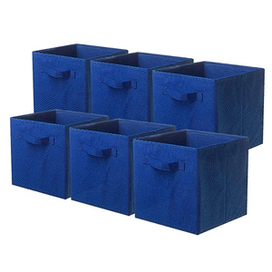 Kids Toy And Storage Bins Woven Bag Clothing Box Foldable Crate Non Organizer Organizer Boxes