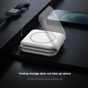 Produits phares 2025 : Station de charge sans fil magnétique pliable <span class=keywords><strong>3</strong></span>-en-1 15W pour iPhone 17/16 – Chargeur rapide - Product Image 4
