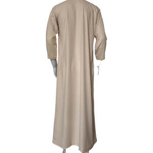Abito da uomo modesto Omani di alta qualità abito Superfine in poliestere arabico Dubai <span class=keywords><strong>abbigliamento</strong></span> islamico alla moda da uomo - Product Image 5