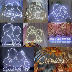 EG-VL001 logo personalizzato buon compleanno mi sposerai Oh bambino meglio insieme matrimonio ha portato l'insegna al Neon - Product Image 2