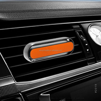 Diffuseur de parfum solide de luxe personnalisé 2026 pour voiture, parfum citron, avec clip de ventilation en alliage, rechargeable