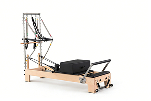 Reformer de Pilates en bois réglable et durable pour usage commercial et domestique, portable pour les studios de <span class=keywords><strong>yoga</strong></span> et de Pilates et la remise en forme - Product Image 5
