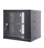 Rack de Servidor de Red para Computadoras Pequeñas 2U 4U, Gabinete de Acero Laminado en Frío SPCC para Centro de Datos IP20, Montaje en Pared