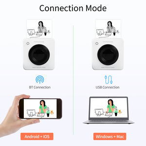 <span class=keywords><strong>Impresora</strong></span> fotográfica de bolsillo <span class=keywords><strong>PAPERANG</strong></span> P3 HD 300dpi, impresión térmica portátil, conexión inalámbrica, compatible con Android IOS - Product Image 4