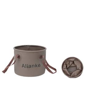 Cubo de Agua Plegable de PVC Alianke, Portátil, para Acampar al Aire Libre, Pescar, Lavar, Almacenar, Tamaño Individual - Product Image 1