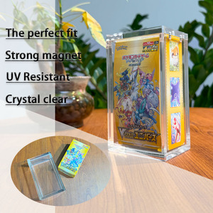 TCG Usine En Gros Acrylique Transparent Magnétique <span class=keywords><strong>Pokemon</strong></span> GO Japonais <span class=keywords><strong>Booster</strong></span> Boîte Petite Version Protecteur Vitrine pour S10B - Product Image 5