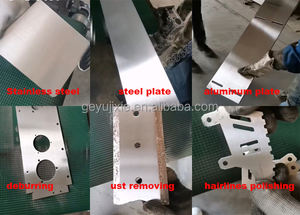 Kleine Desktop 220v 1-Phasen-Platte Metalls chleif maschine Edelstahl Haaransatz Polier maschine Metall Entgratungs maschine - Product Image 6