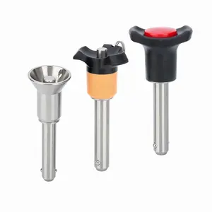 Round L T Handle Botão de Aço Inoxidável Spring Loaded Line Array Speaker Liberação Rápida Ball Lock Pin
