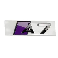 Autocollants et emblèmes ABS pour coffre et lettres de voiture A5/A6/A3/A4/A7/A8 - Décorations et accessoires de relooking automobile pour l'arrière et les côtés