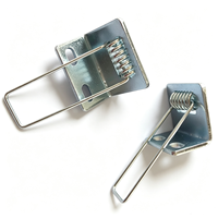 Clip à ressort de torsion en métal pour downlight LED, support de fixation pour plafonnier encastré, accessoire d'éclairage avec embout en plastique