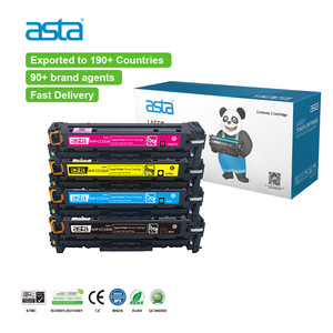 Asta màu <span class=keywords><strong>Toner</strong></span> Cartridge CC530A <span class=keywords><strong>CC531A</strong></span> CC532A CC533A 304A Tương thích cho HP Máy in laser Cartridge nhà máy bán buôn - Product Image 1