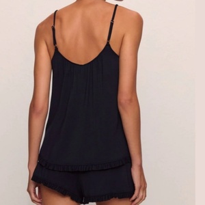 Ensemble de pyjama court sans manches pour femmes en coton Lenzing, doux et respirant, vêtements de nuit pour femmes, deux pièces, vêtements de maison - Product Image 5