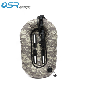 สายรัดไนลอนท่อลูกฟูกรูปไข่สำหรับดำน้ำลึกเทคนิค30lbs <span class=keywords><strong>BCD</strong></span> ปีกโดนัทพร้อมสายรัดช่องแอร์เวย์ LP - Product Image 6