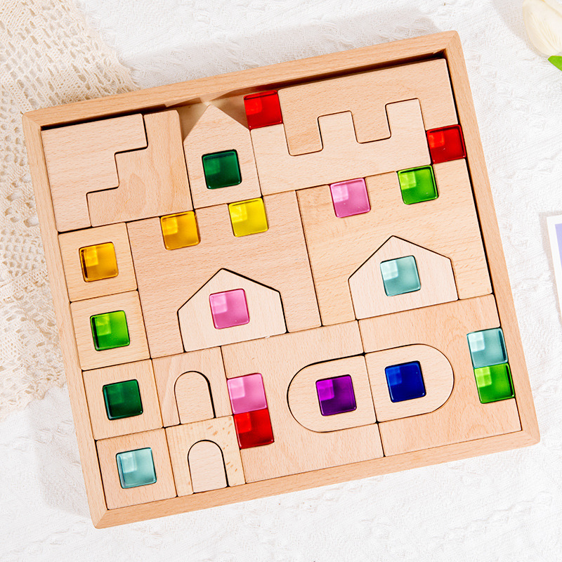 Fairy town building blocks