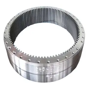 Customized Forging Steel large Inner tooth Gear Ring Cement Plants Gear Ring for Ball Mill